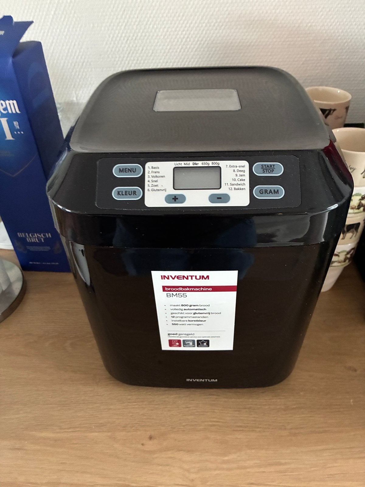 Broodbakmachine Inventum BM55, Witgoed en Apparatuur, Ophalen of Verzenden, Zo goed als nieuw