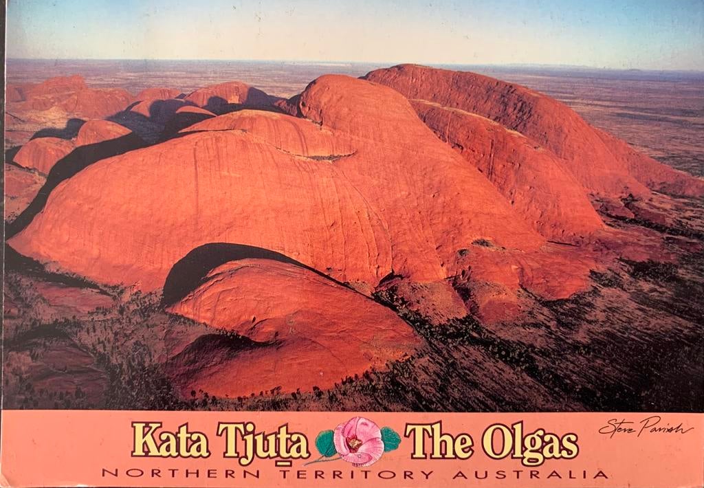 Australië, Kata Tjuta., Verzamelen, Ansichtkaarten | Buitenland, Ophalen of Verzenden, 1980 tot heden, Gelopen, Buiten Europa