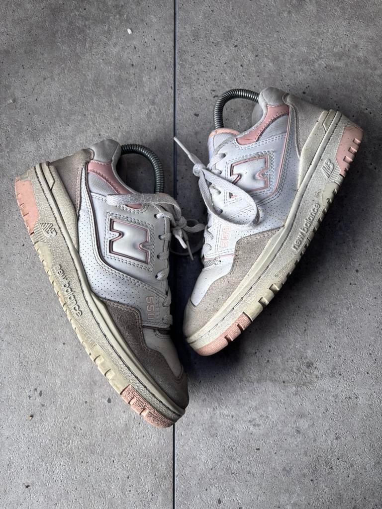 New Balance 550 Pink White 37.5, Ophalen of Verzenden, Zo goed als nieuw, Roze, Sneakers of Gympen
