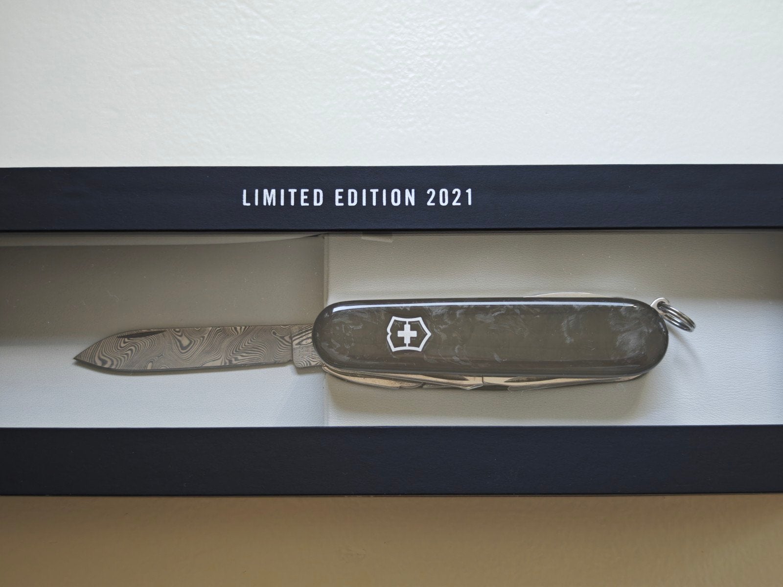 Victorinox Damast Limited Edition 2021 Zwitsers zakmes, Ophalen of Verzenden, Zo goed als nieuw