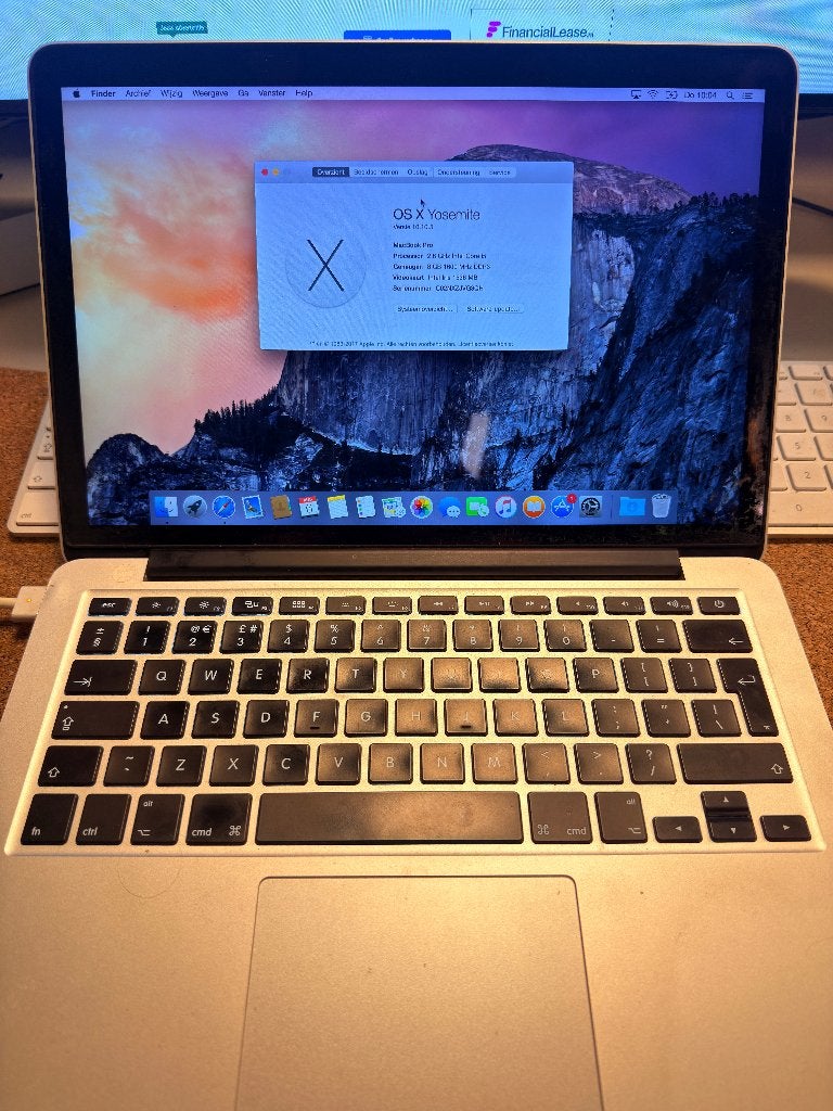 MacBook Pro 13" Retina Late 2013, Computers en Software, Apple Macbooks, Gebruikt, 2 tot 3 Ghz, Qwerty, 8 GB