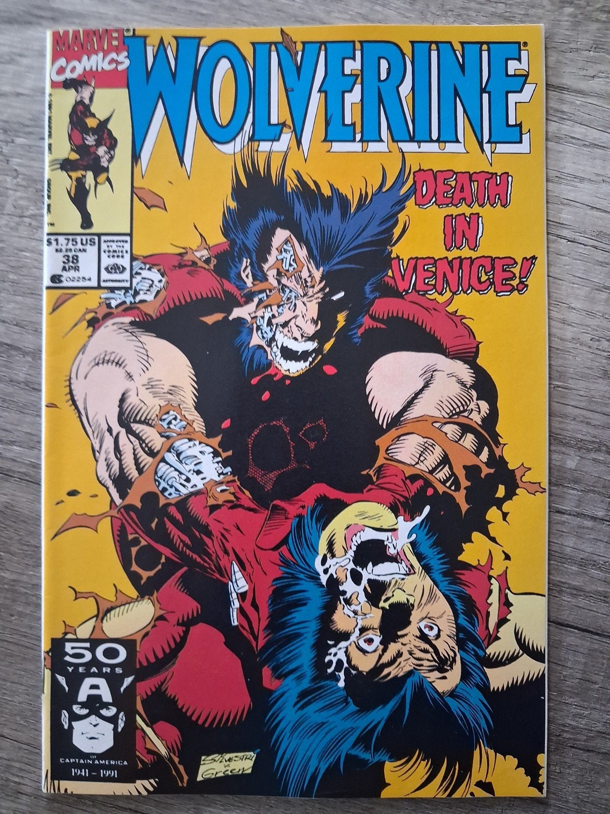 Wolverine: Death in Venice! Marvel Comics #38, Boeken, Strips | Comics, Eén comic, Amerika, Ophalen of Verzenden, Zo goed als nieuw