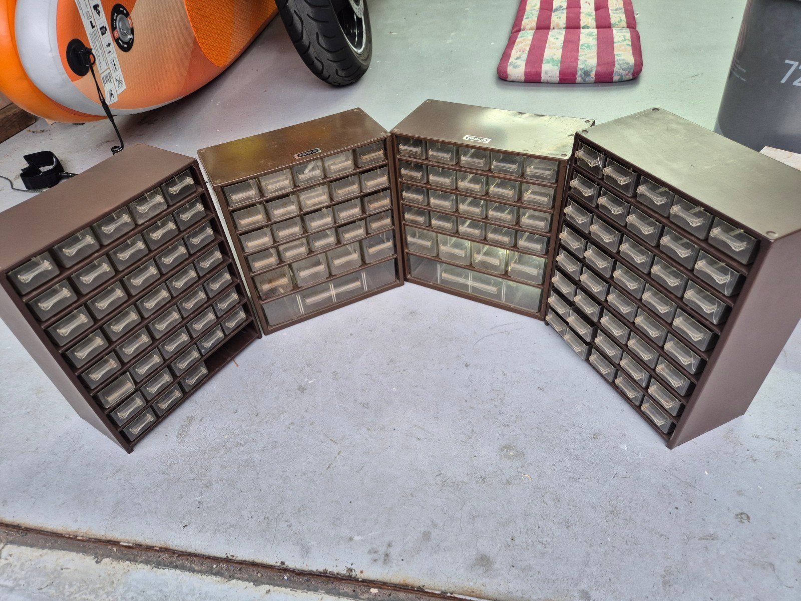 4x sorteerkasten voor hobby, Ophalen of Verzenden, Overige schalen