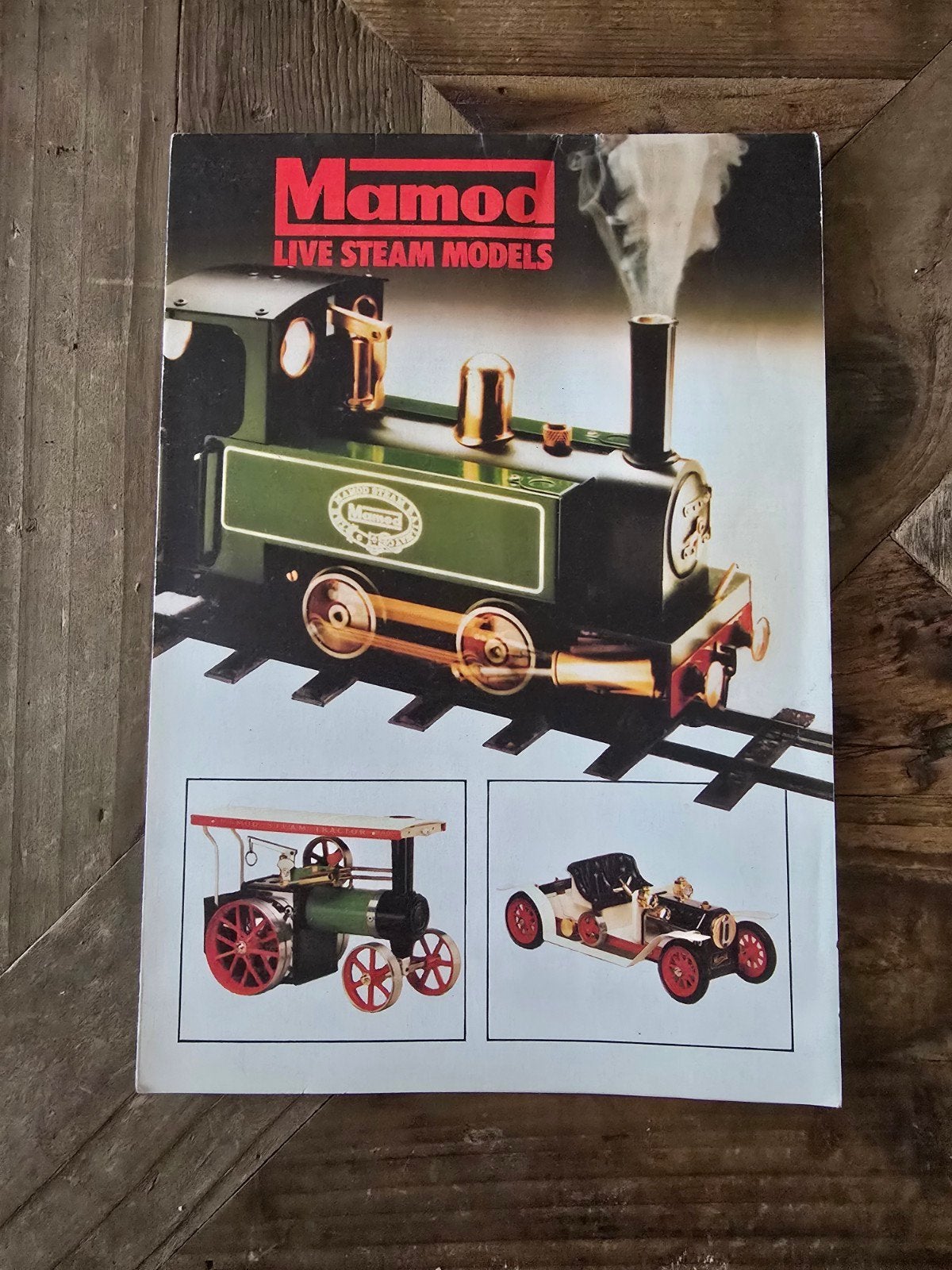 Vintage Mamod Live Steam Models uitvouwbare catalogus, Ophalen of Verzenden, Gelezen