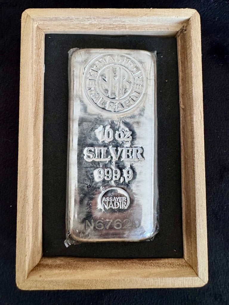 10 oz zilverbaar Nadir met COA, Ophalen of Verzenden, Zilver