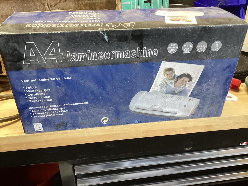 Lamineermachine, Ophalen of Verzenden, Zo goed als nieuw