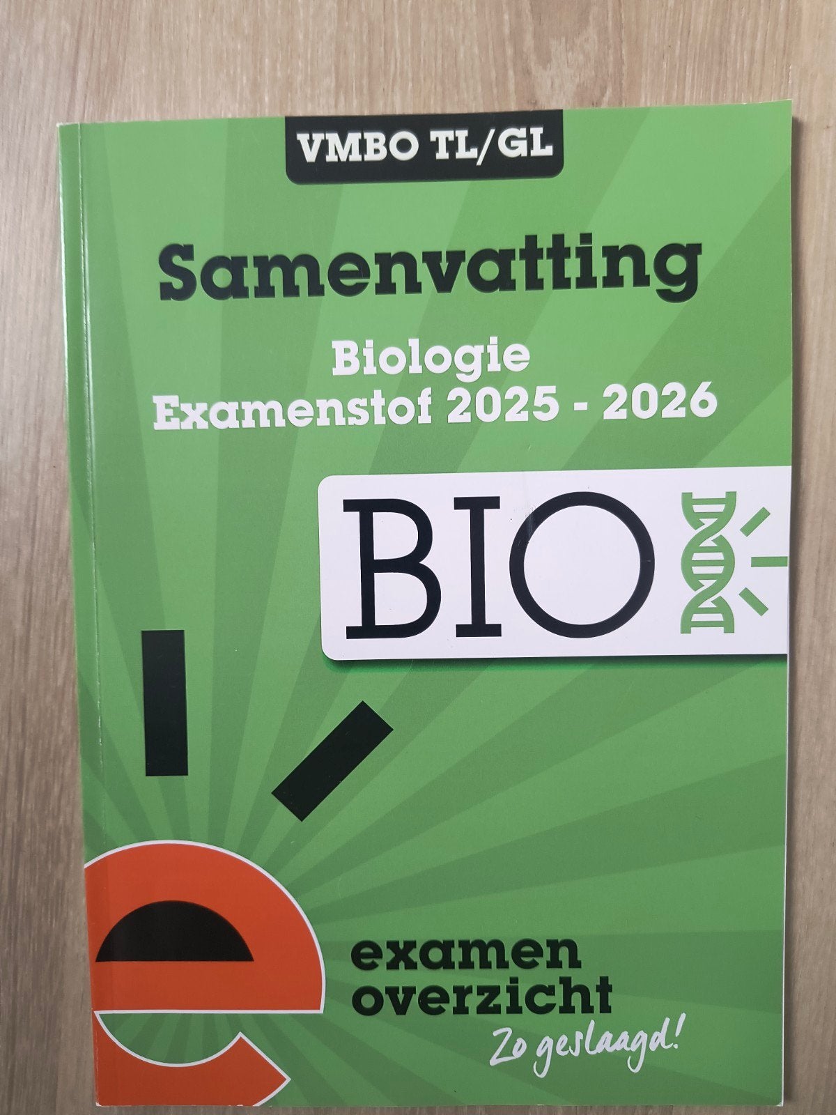 Samenvatting Examenstof Biologie VMBO TL/GL, Ophalen of Verzenden, Nederlands, Overige niveaus, ExamenOverzicht