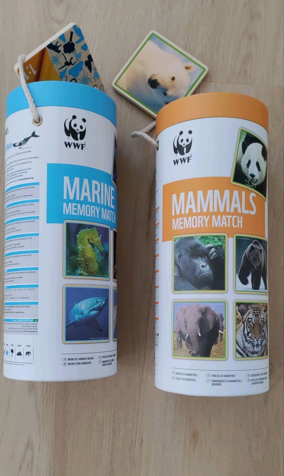 Memory hout WNF Dieren Wereld Natuur Fonds, Ophalen of Verzenden, Zo goed als nieuw, Overige typen