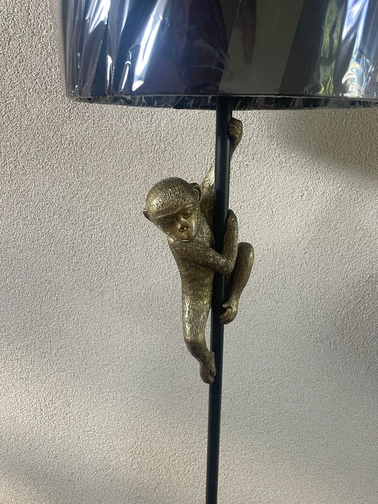 Staande lamp met aap "Extravaganza chimp", Huis en Inrichting, Ophalen, Nieuw, E27 (groot), Metaal