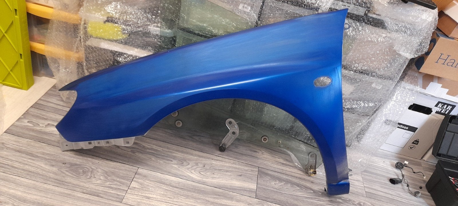 Voorscherm links subaru GD Hawkeye sedan, Ophalen, Voor, Subaru, Spatbord