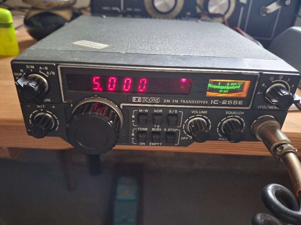 ICOM IC-255E 25W FM 2m, Telecommunicatie, Ophalen of Verzenden, Gebruikt, Zender en Ontvanger
