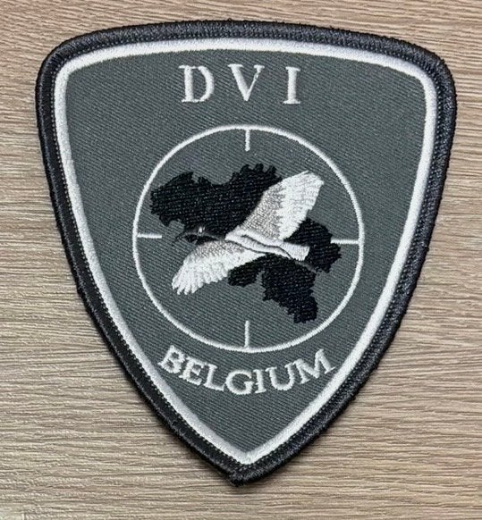 DVI Belgium - politie patch, Ophalen of Verzenden, Zo goed als nieuw