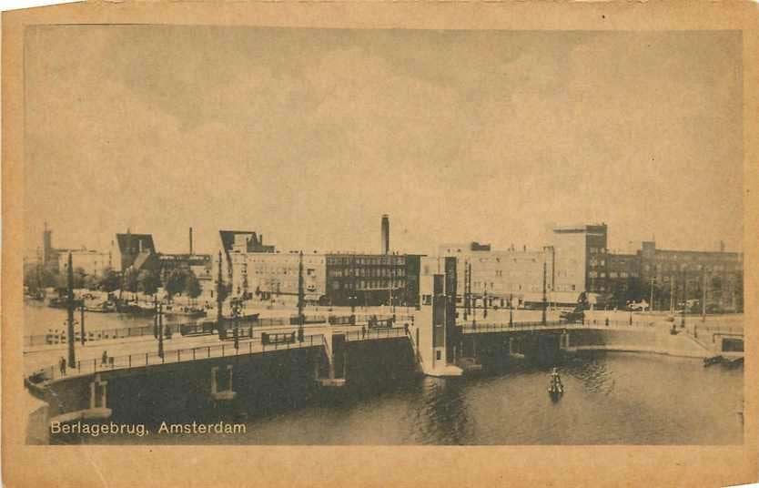 377-174-009 Amsterdam Berlagebrug, Ophalen of Verzenden, Voor 1920, Noord-Holland