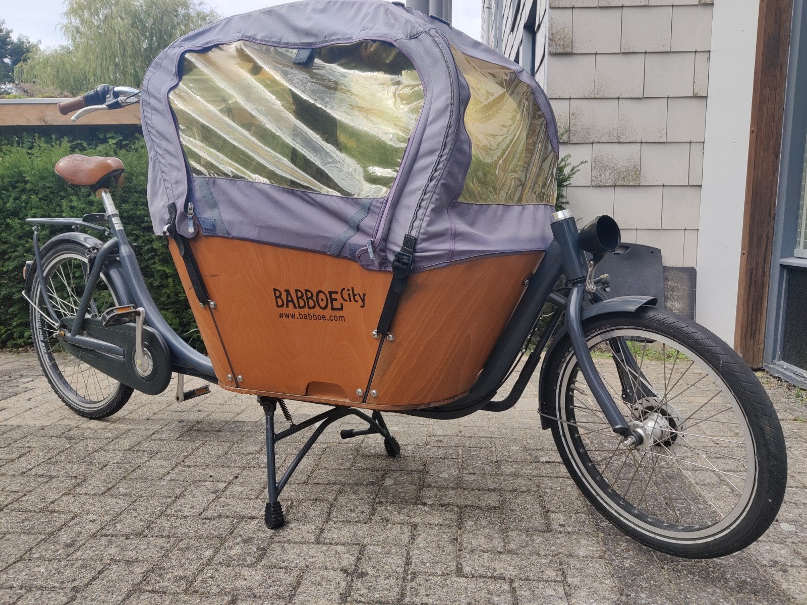 Babboe City bakfiets (2017) - Goed onderhouden, Ophalen, Gebruikt, 2 kinderen, Overige merken