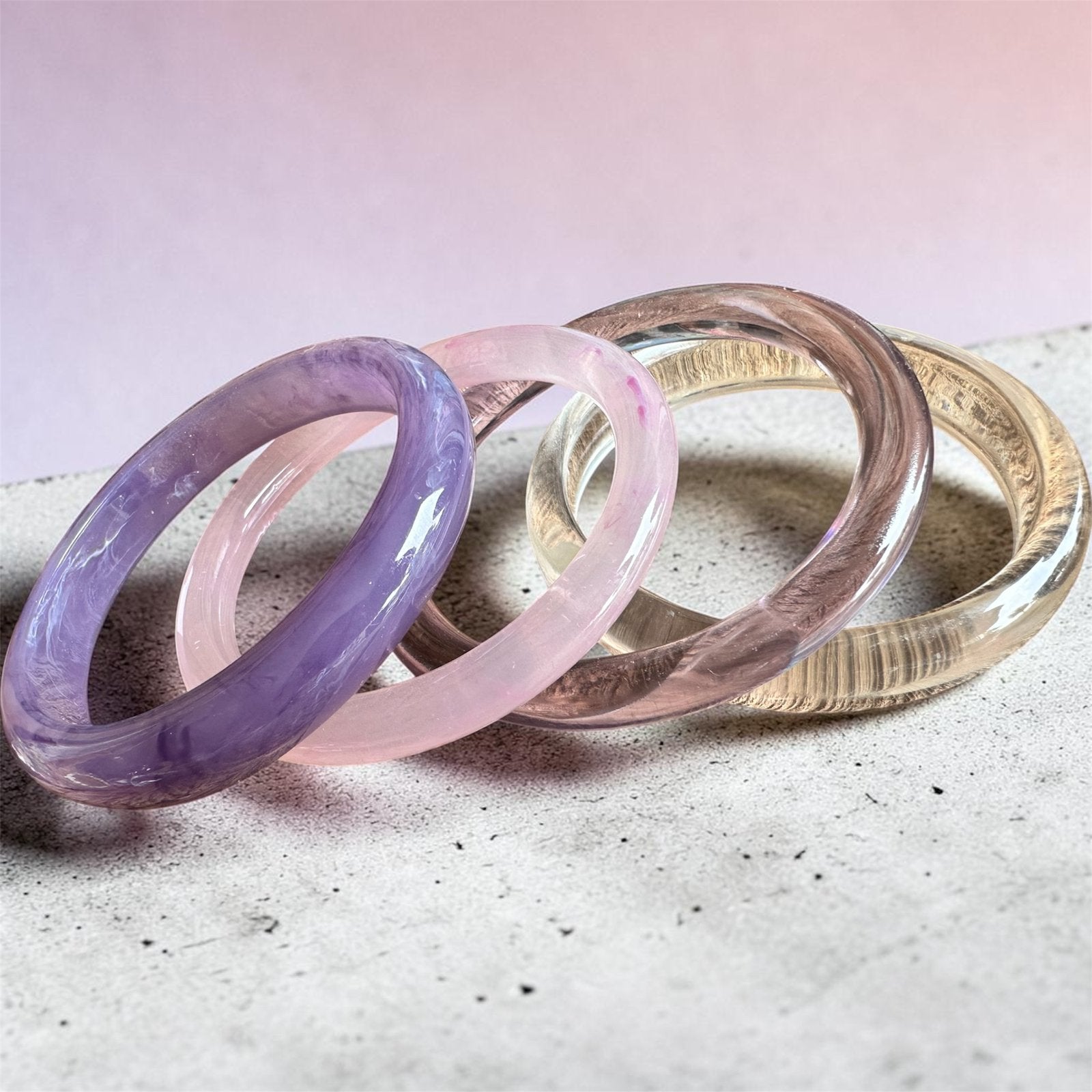 Boho armbanden / paars - roze / boho chic / ibiza /beachwear
