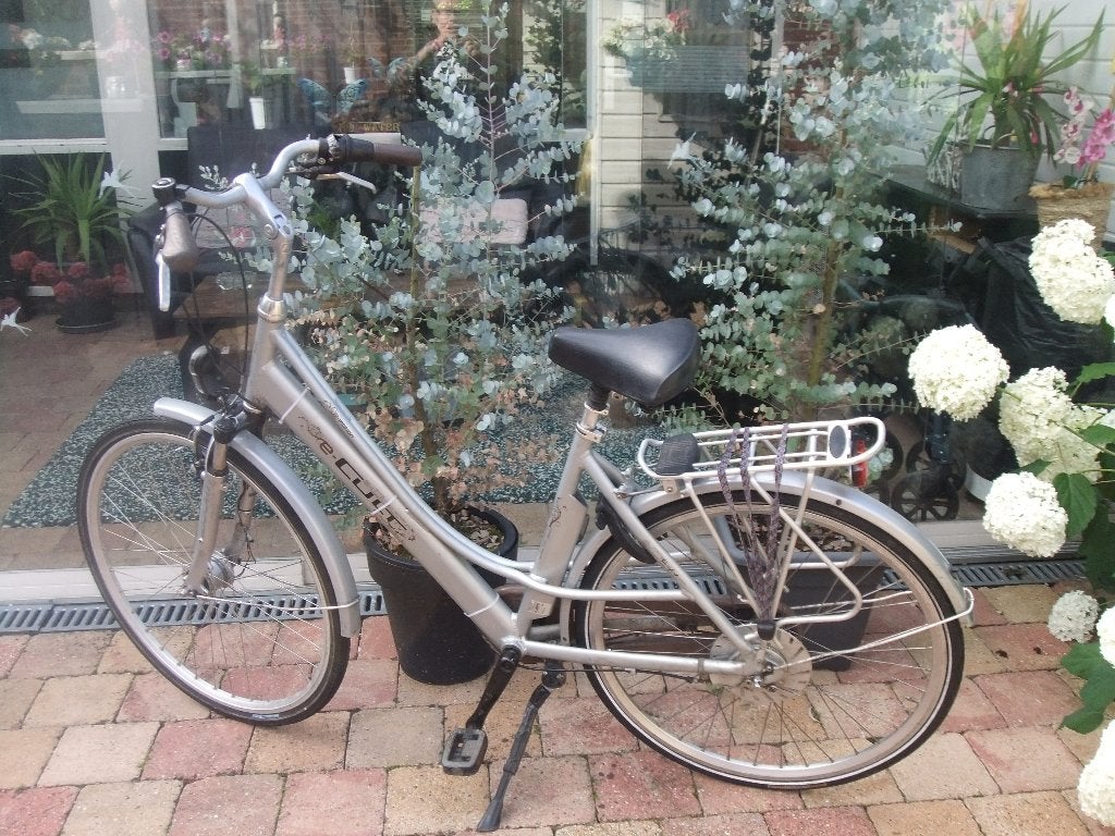 goede fiets 7v met vering naafdinamo, Gebruikt, Versnellingen, 56 cm of meer, Ophalen