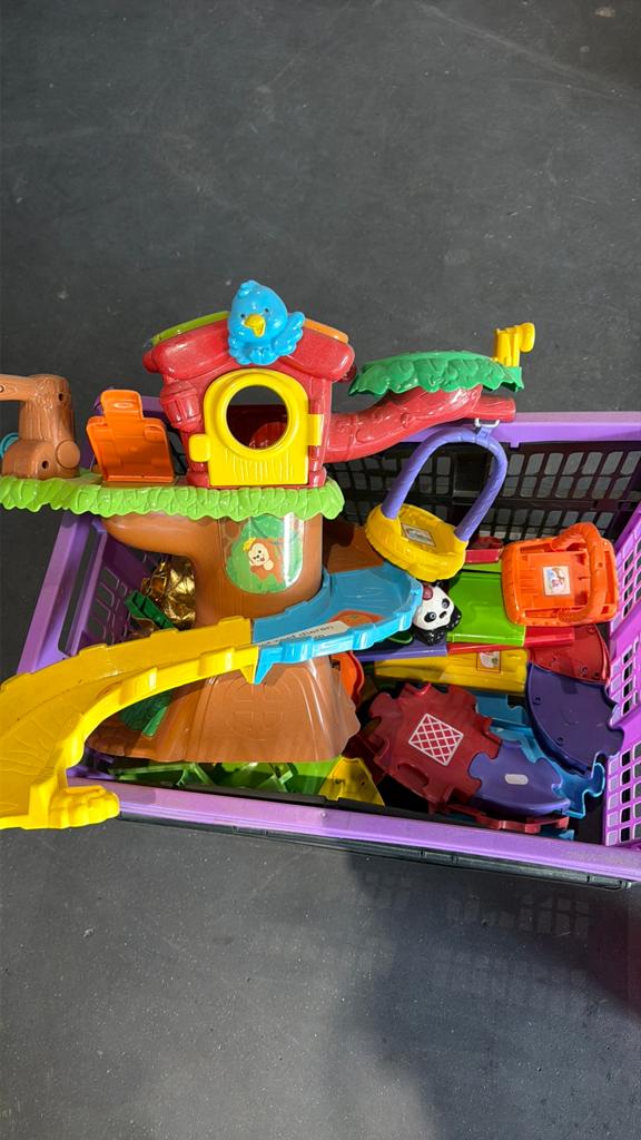 Zoef zoef dieren boomhuis en wegdelen, Kinderen en Baby's, Speelgoed | Overig, Ophalen, Jongen of Meisje