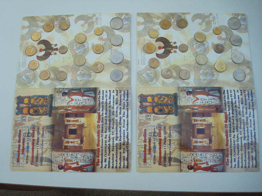 Egyptische munten, Ophalen of Verzenden, Egypte, Setje