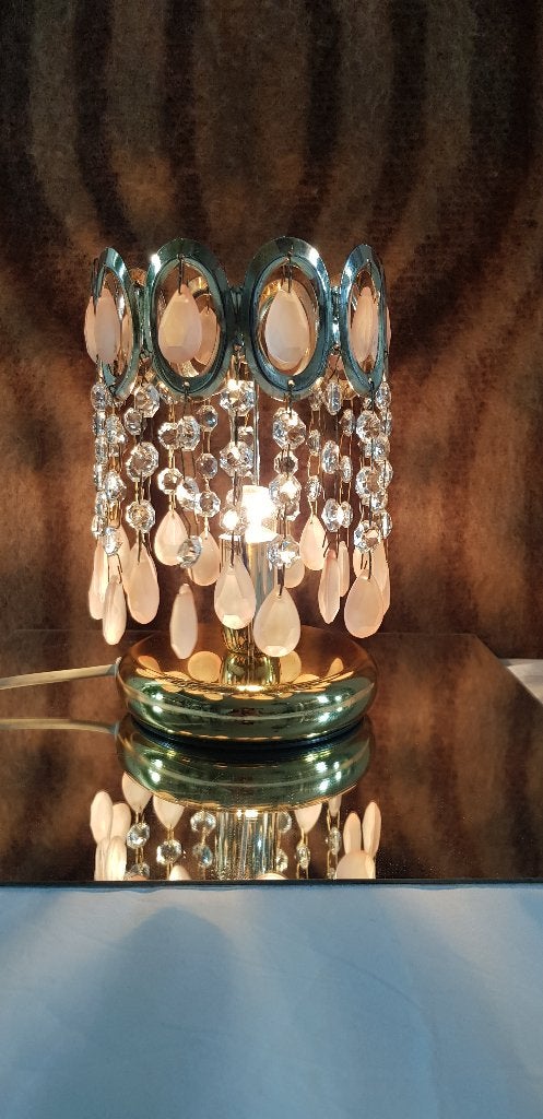 VINTAGE BOUDOIR HOLLYWOOD REGENCY, Met schakelaar, Gebruikt, Vintage, E14 (klein)