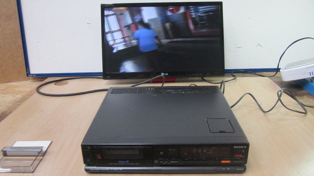 Sony EV-A300EC PAL Video 8 video cassette recorder, Audio, Tv en Foto, Ophalen of Verzenden, Gebruikt