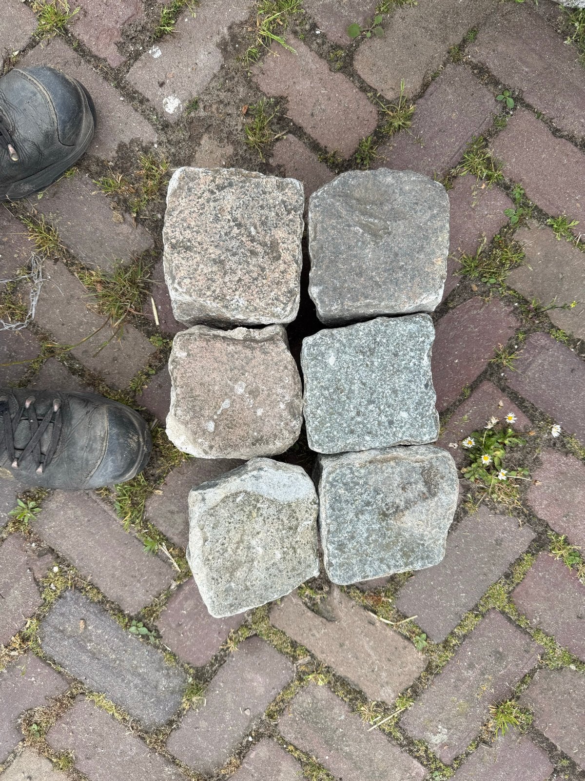10/12m2 maatvaste kasseien, Tuin en Terras, Ophalen, Gebruikt, Graniet, Kei