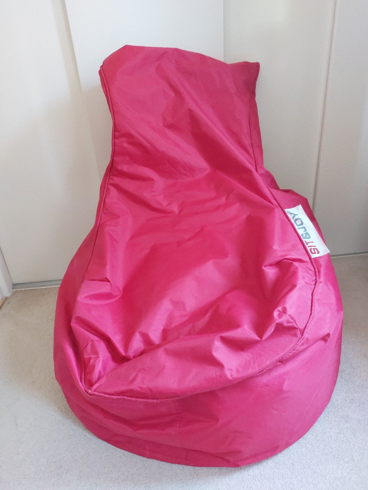 Zitzak SIT& JOY, Ophalen, Gebruikt, Rood, Zitzak