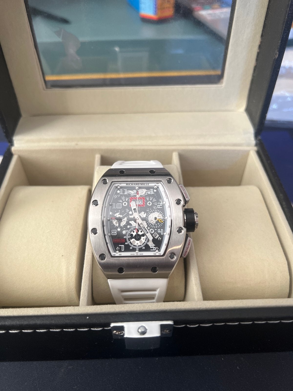 Richard Mille RM 011-03 Flyback Chronograaf, Sieraden, Tassen en Uiterlijk, Horloges | Heren, Overige merken, Staal, Polshorloge