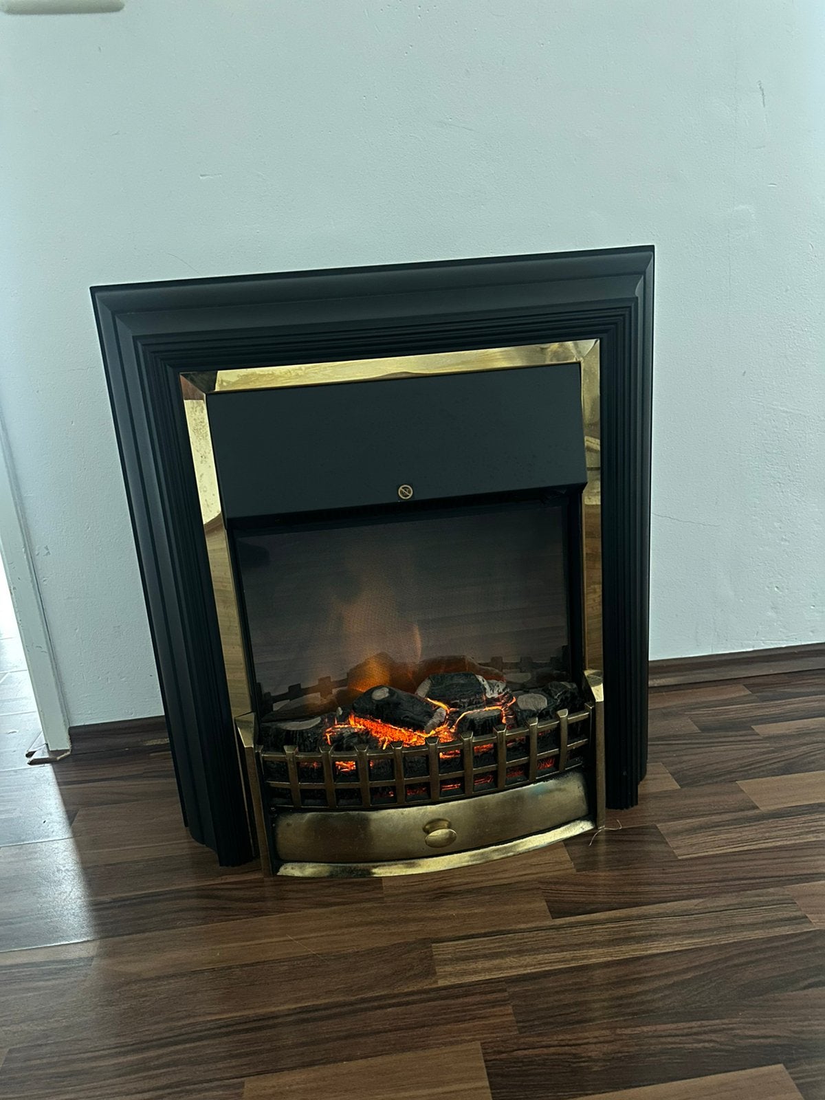 Luxe Elektrische Sfeerhaard EWT Optiflame 2000W, Ophalen, Zo goed als nieuw, Vrijstaande haard, Elektrische haard