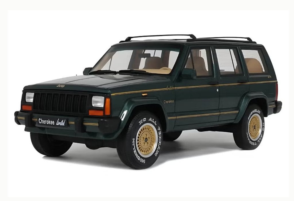 JEEP CHEROKEE XJ LIMITED GROEN 1995  1/18 OTTO ref. OT1340, Verzenden, Nieuw, Auto, OttOMobile
