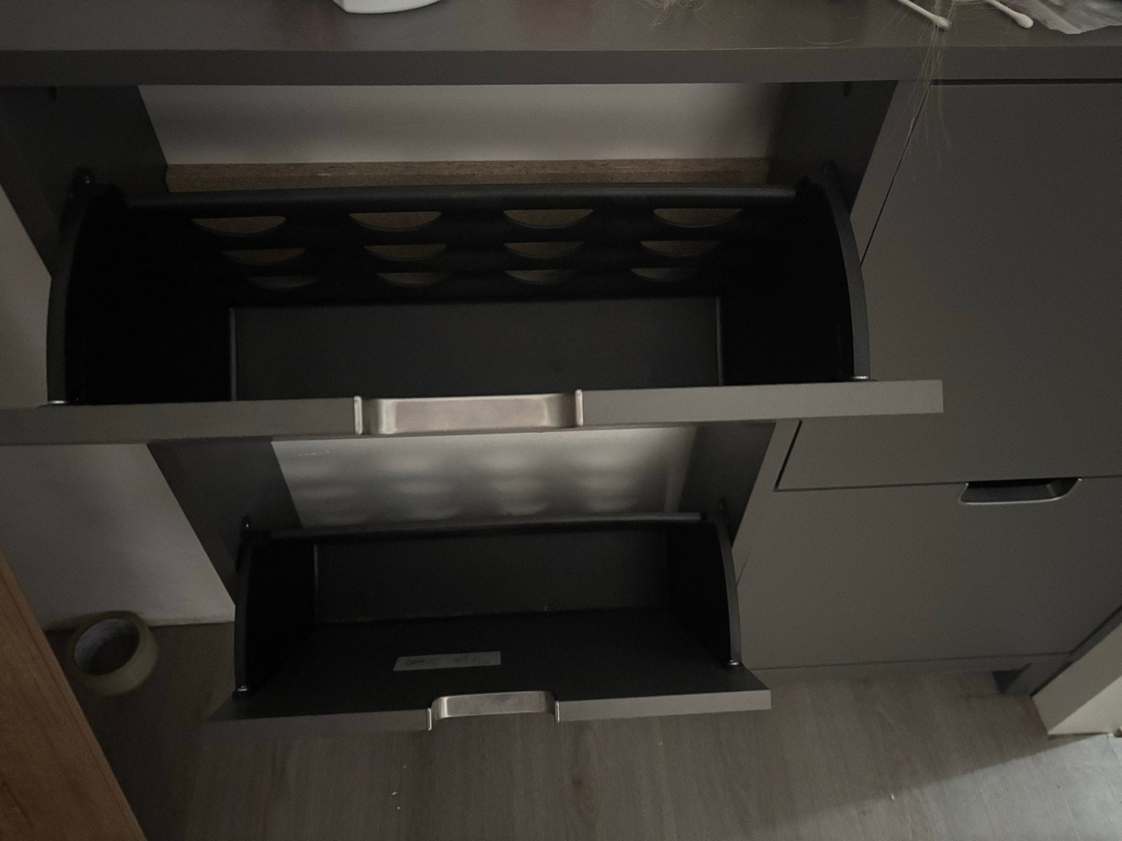IKEA STÄLL schoenenkast - Grijs, 8 paar schoenen, Ophalen, Zo goed als nieuw