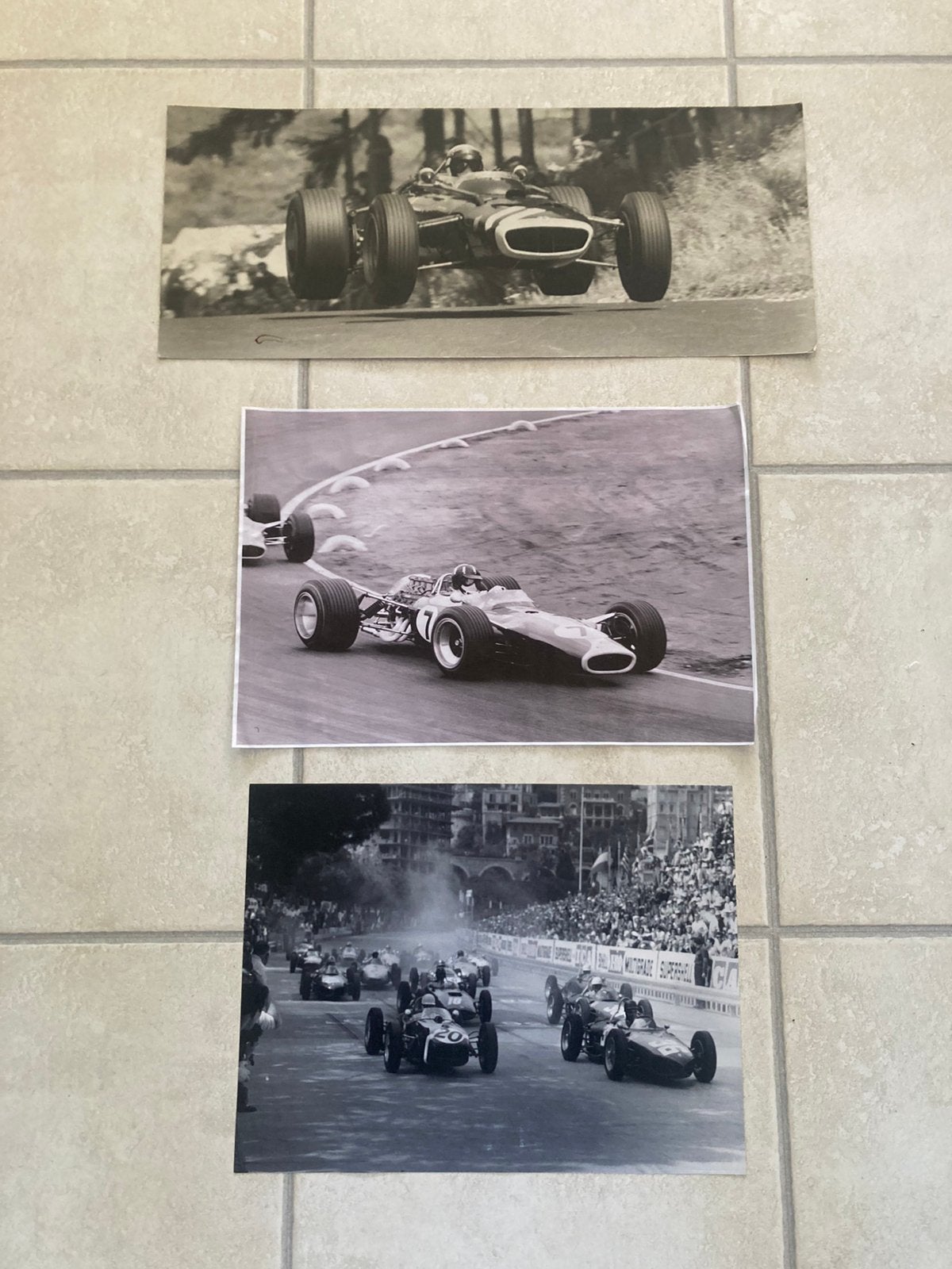 3 x formule 1 foto’s, Ophalen of Verzenden, Zo goed als nieuw, Formule 1