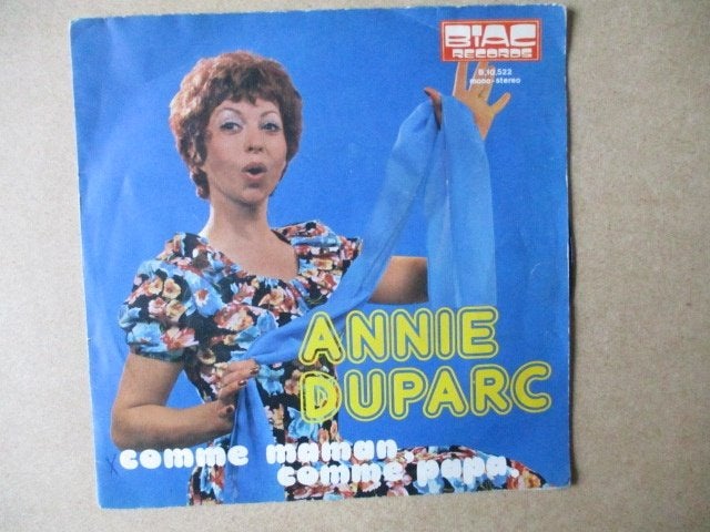 s1825 annie duparc - comme maman comme papa, Ophalen, Gebruikt, 7 inch, Overige genres