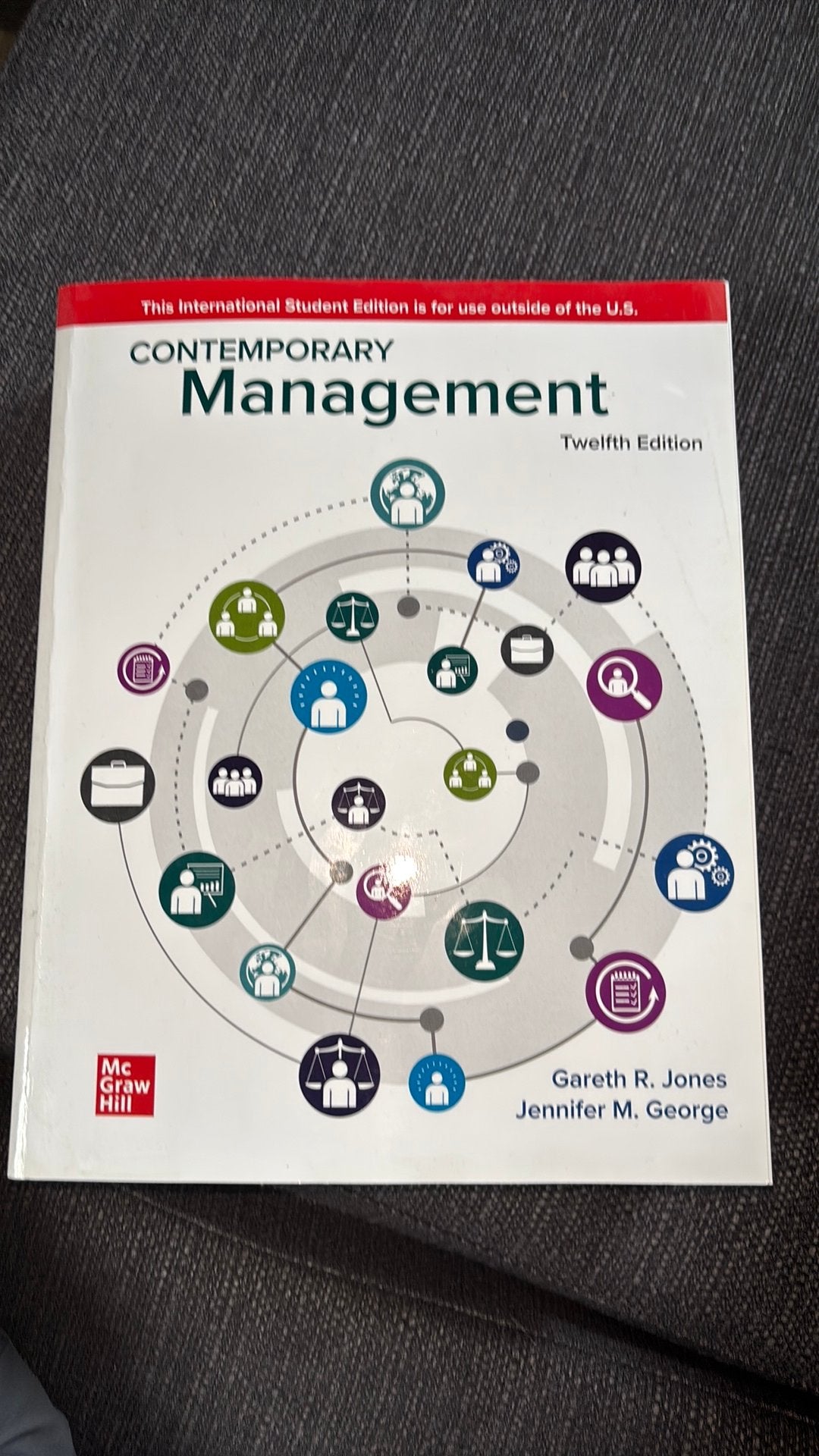 Contemporary management twelfth edition, Ophalen of Verzenden, Zo goed als nieuw, Management