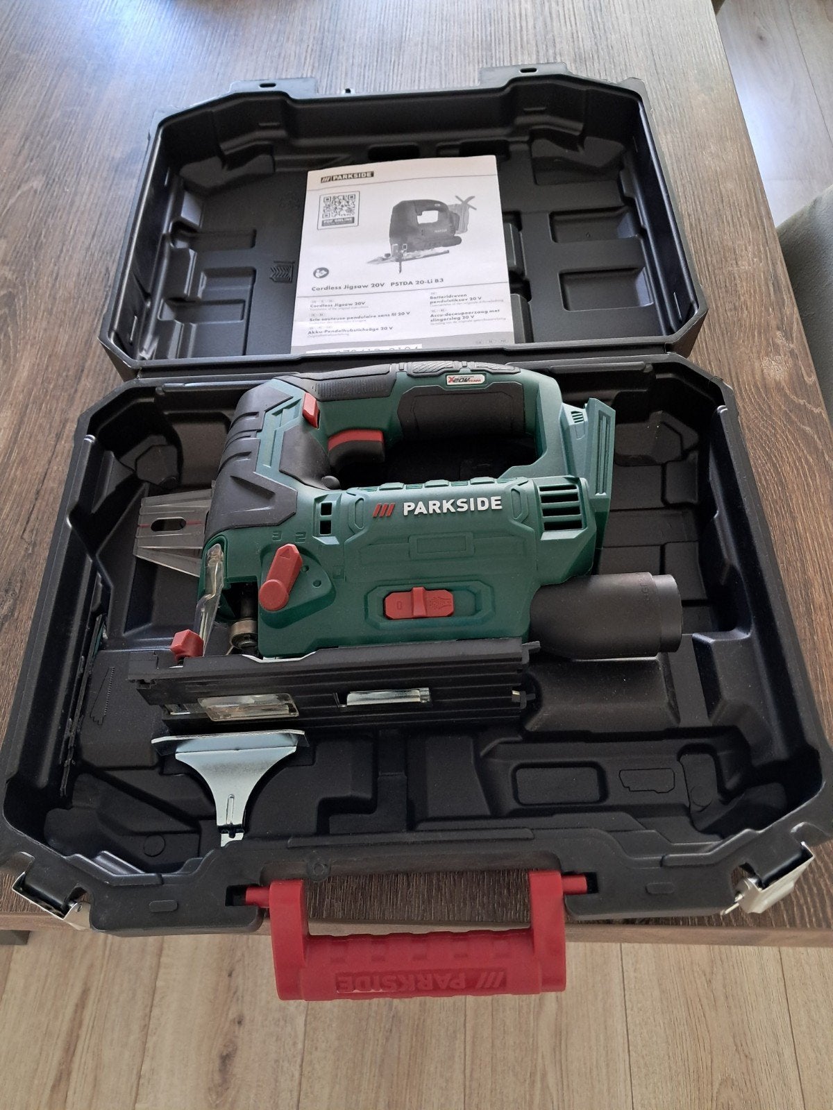 Parkside Decoupeerzaag 20V PSTDA 20-Li B3, Ophalen, Decoupeerzaag, 30 tot 70 mm, Minder dan 600 watt