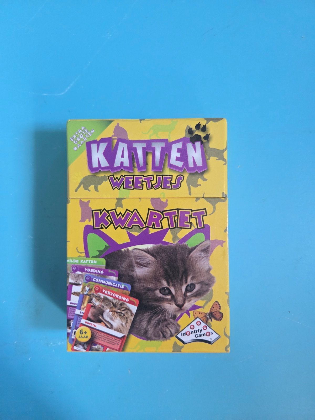 Katten Weetjes kwartet, Drie of vier spelers, Ophalen of Verzenden, Gebruikt, Identity Games