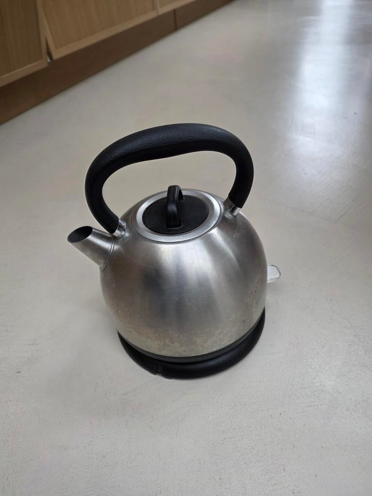 RVS Waterkoker - Draadloos en Stijlvol Design, Witgoed en Apparatuur, Waterkokers, 1 tot 2 liter, Ophalen of Verzenden, Gebruikt