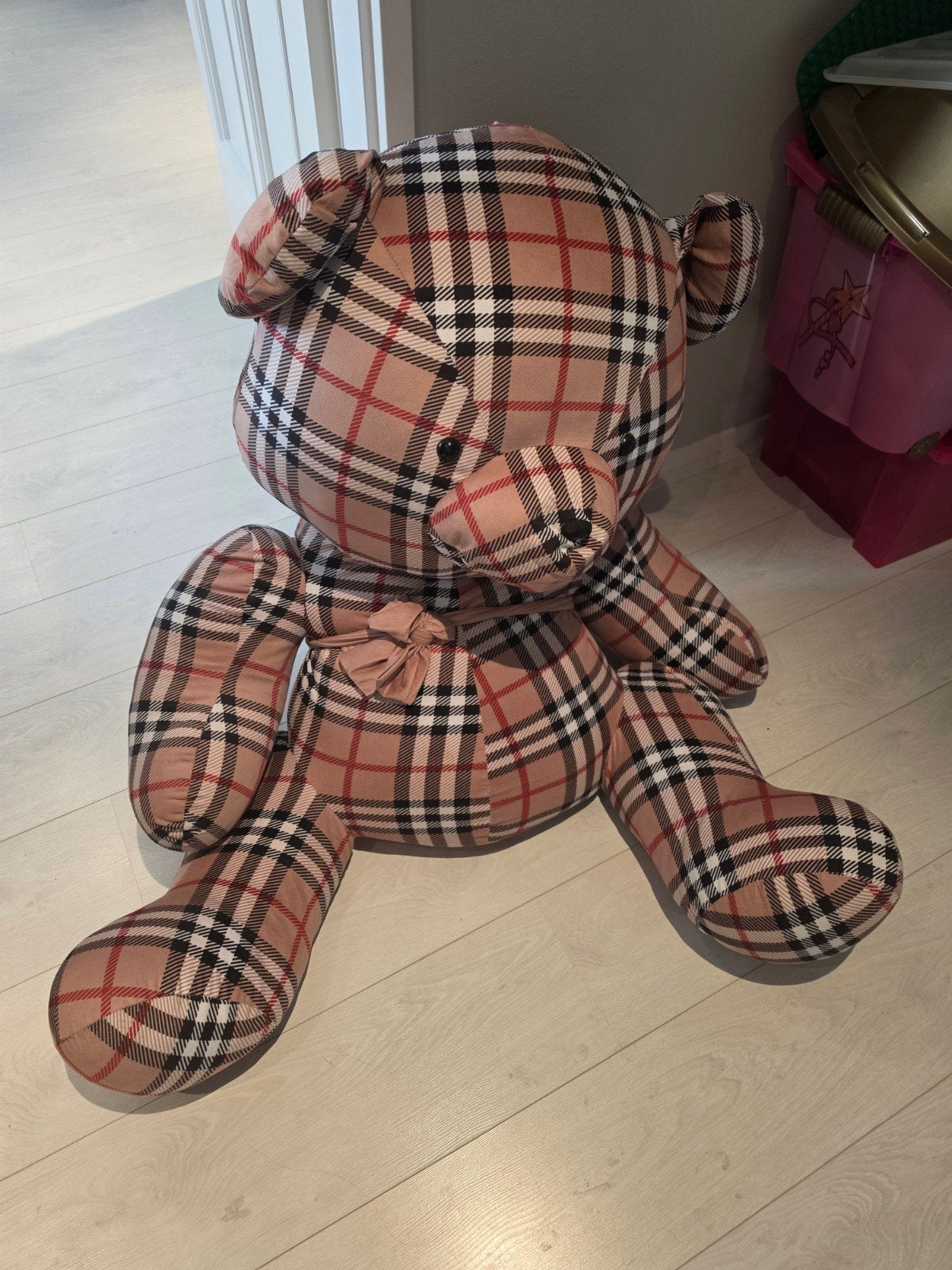 Knuffel Burberry 1 meter 20 cm lang, Ophalen, Overige merken, Overige karakters, Overige typen
