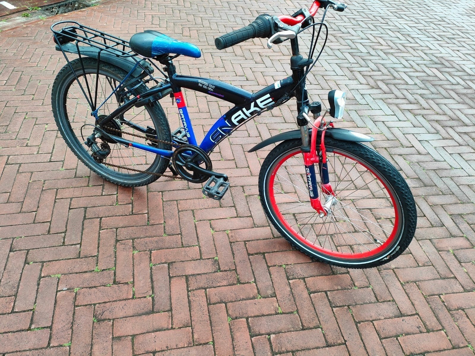 Batavus snake fiets 24 inch met 7 speed, Fietsen en Brommers, Fietsen | Jongens, 24 inch, Versnellingen, Ophalen of Verzenden