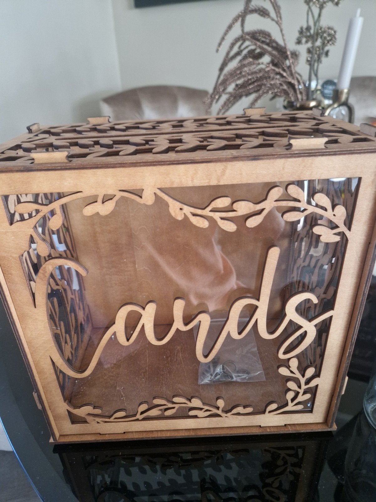 Houten kaartenbox voor bruiloft of evenement, Ophalen of Verzenden