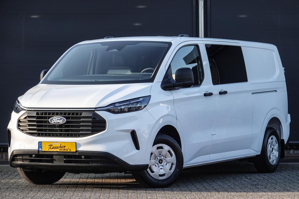 Ford Transit Custom L2H1 Dubbel Cabine 2.0Tdci 150Pk | Trend, Auto's, Bestelauto's, Voorwielaandrijving, 12 maanden, Stof, Gebruikt