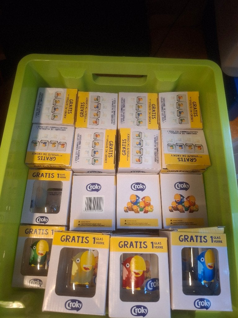 Drinkglazen Croky 35 stuks, Ophalen, Nieuw, Frisdrankglas