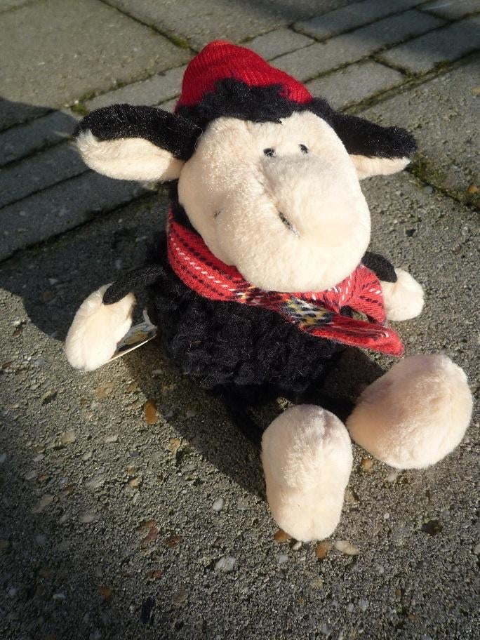 Pluche schaapjes zwart NIEUW!, NICI, Overige typen, Nieuw, Zwart