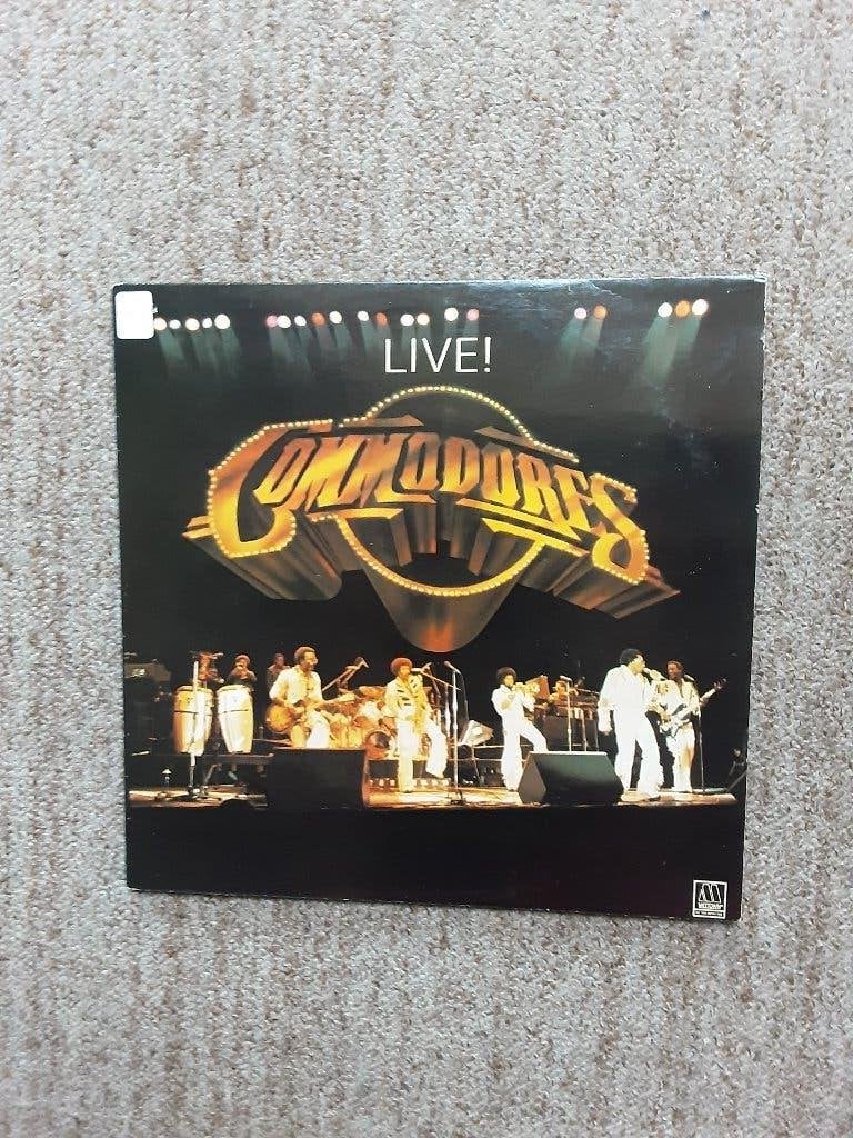 vinyl dubbel lp Commodores live, Cd's en Dvd's, Gebruikt, Originele persing, Ophalen of Verzenden, Dubbel-LP
