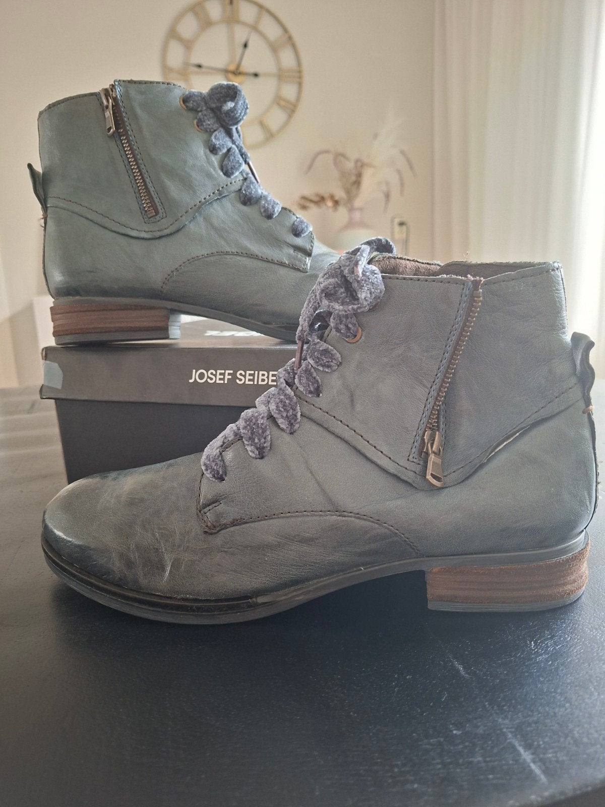 Josef Seibel Tucson Azur laarzen - Maat 44, Blauw, Lage of Enkellaarzen, Nieuw, Ophalen of Verzenden