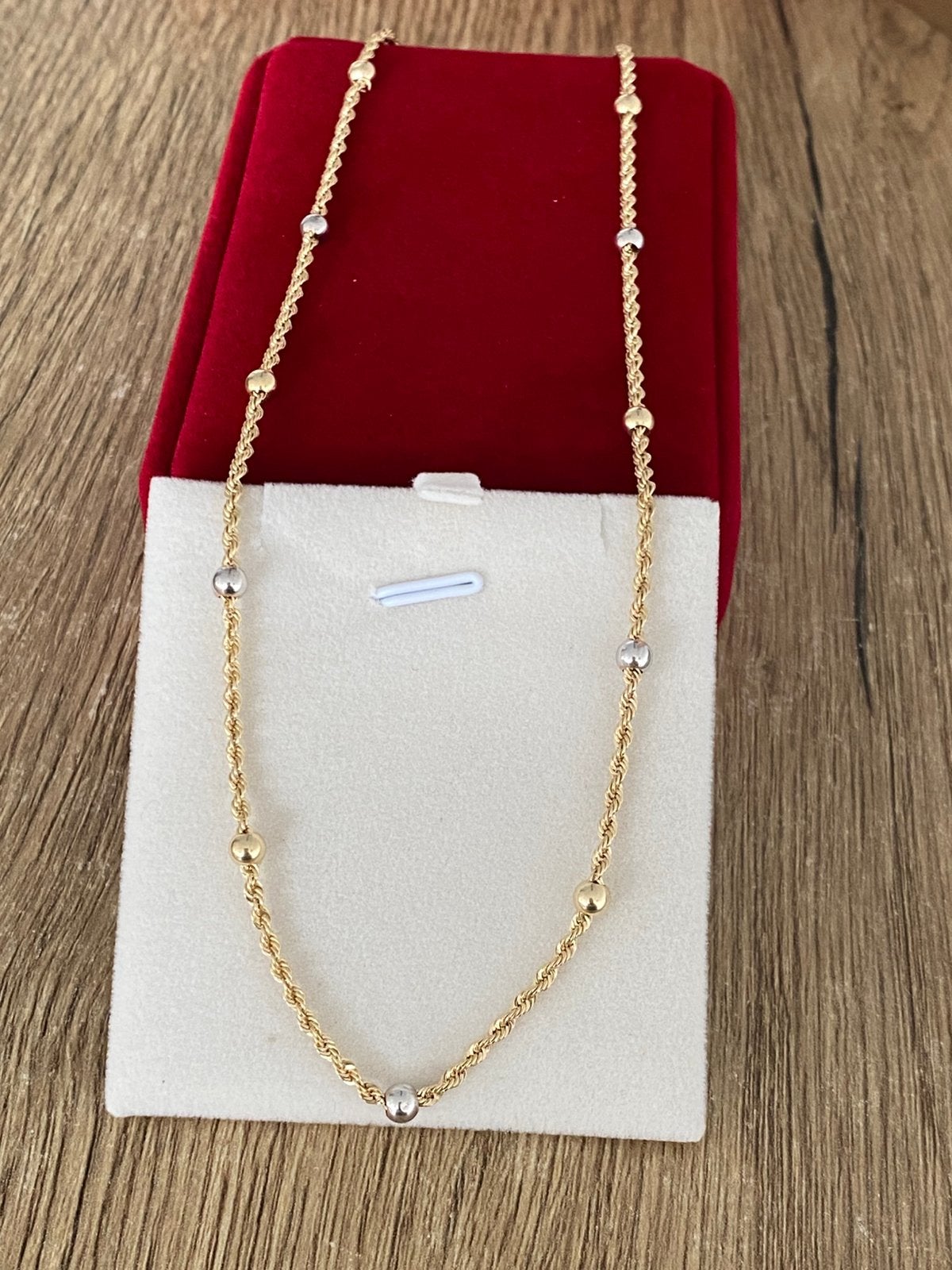 Mooie 14 karaat gouden ketting 585 goud, Ophalen of Verzenden, Nieuw, Goud, Goud