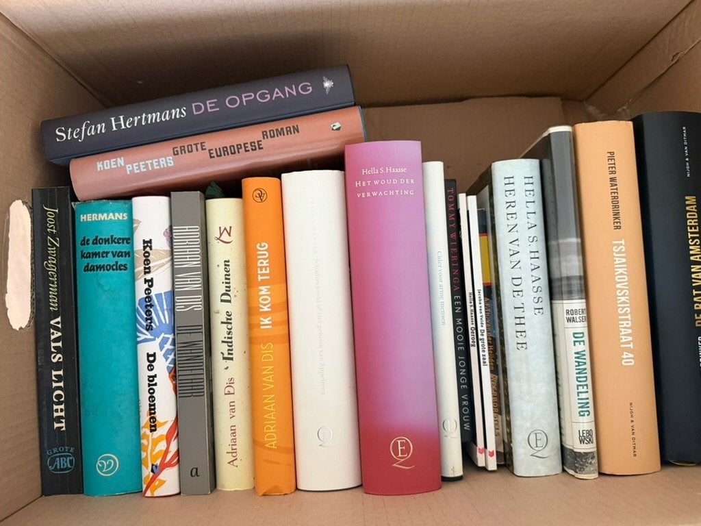 Verhuisdoos vol boeken literatuur, Boeken, Ophalen, Gelezen, Overige