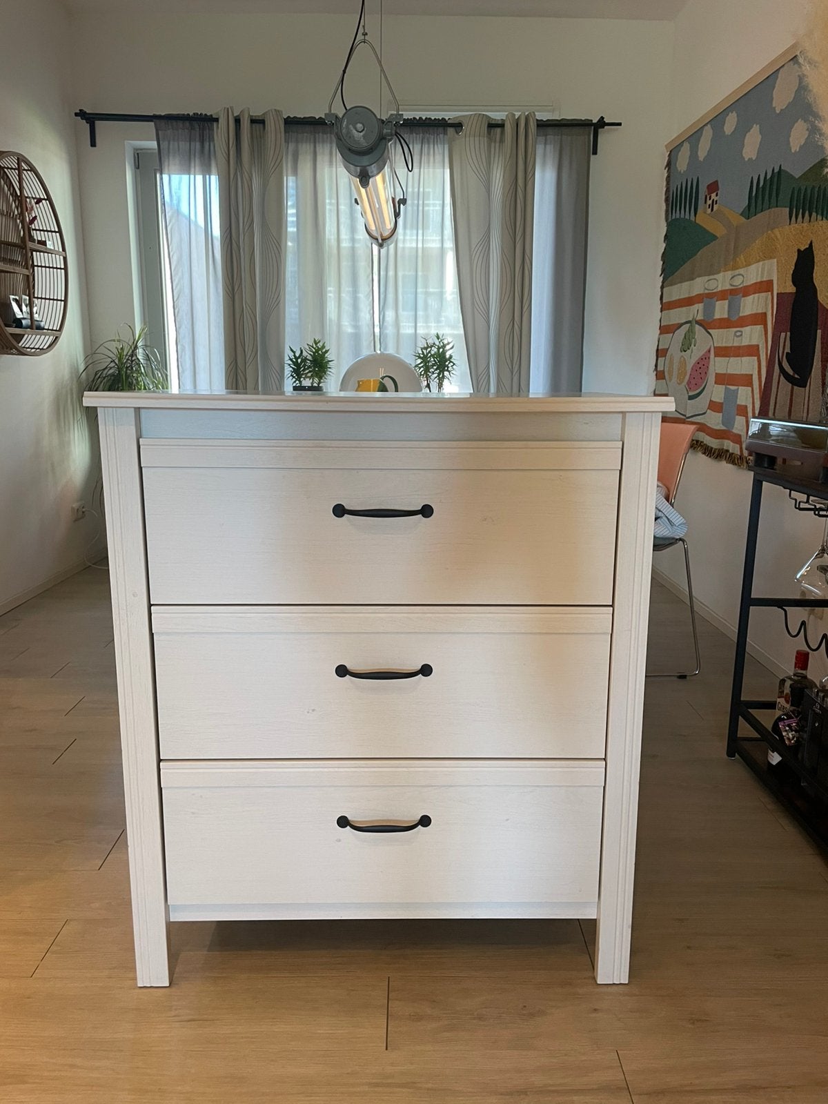 IKEA witte ladekast, Ophalen, Gebruikt, 50 tot 100 cm, 3 of 4 laden