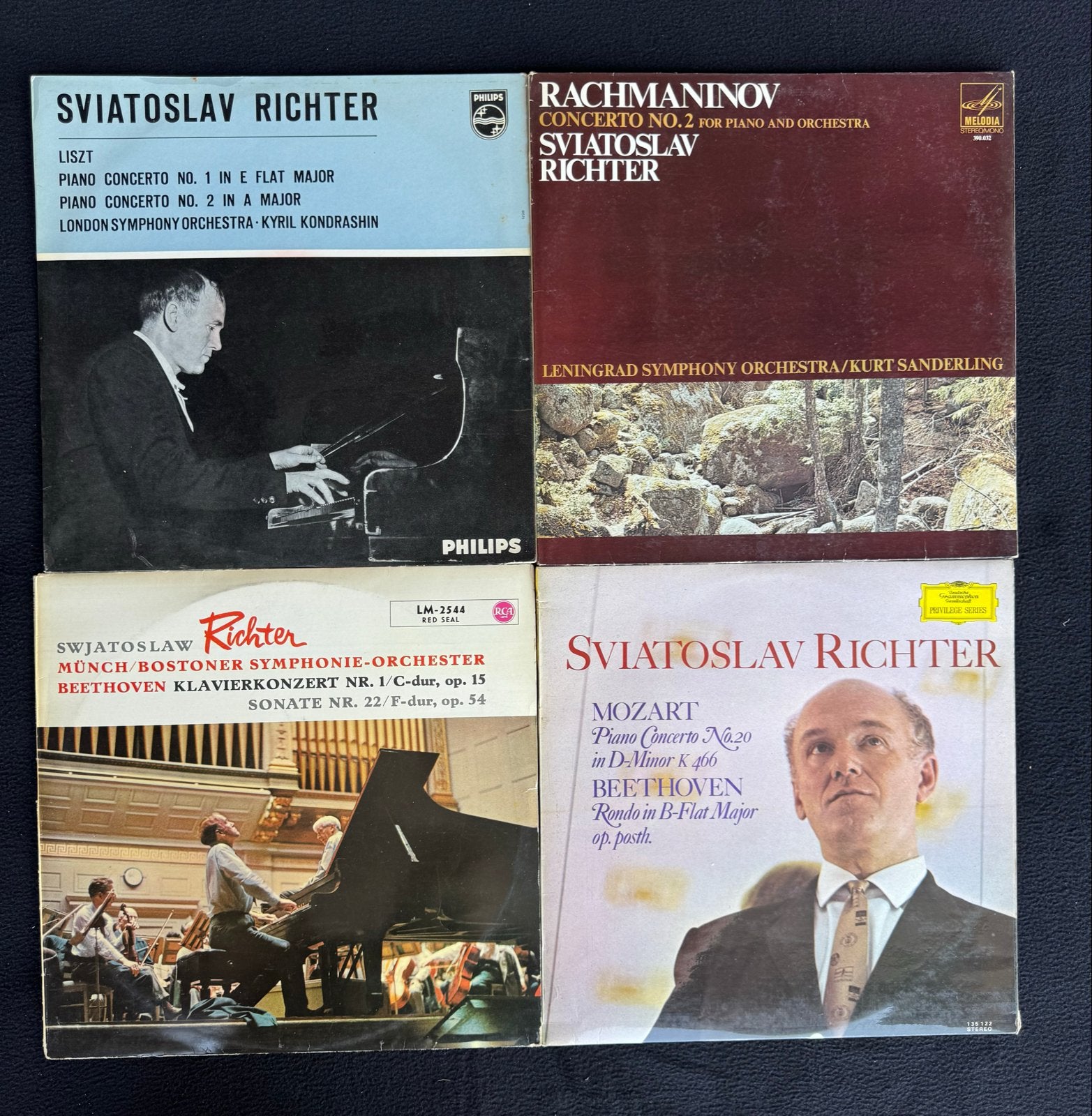 Sviatoslav Richter - RCA / DG Classical LP Collection - 4xLP, Cd's en Dvd's, LP, Gebruikt, Soloconcert, Ophalen of Verzenden