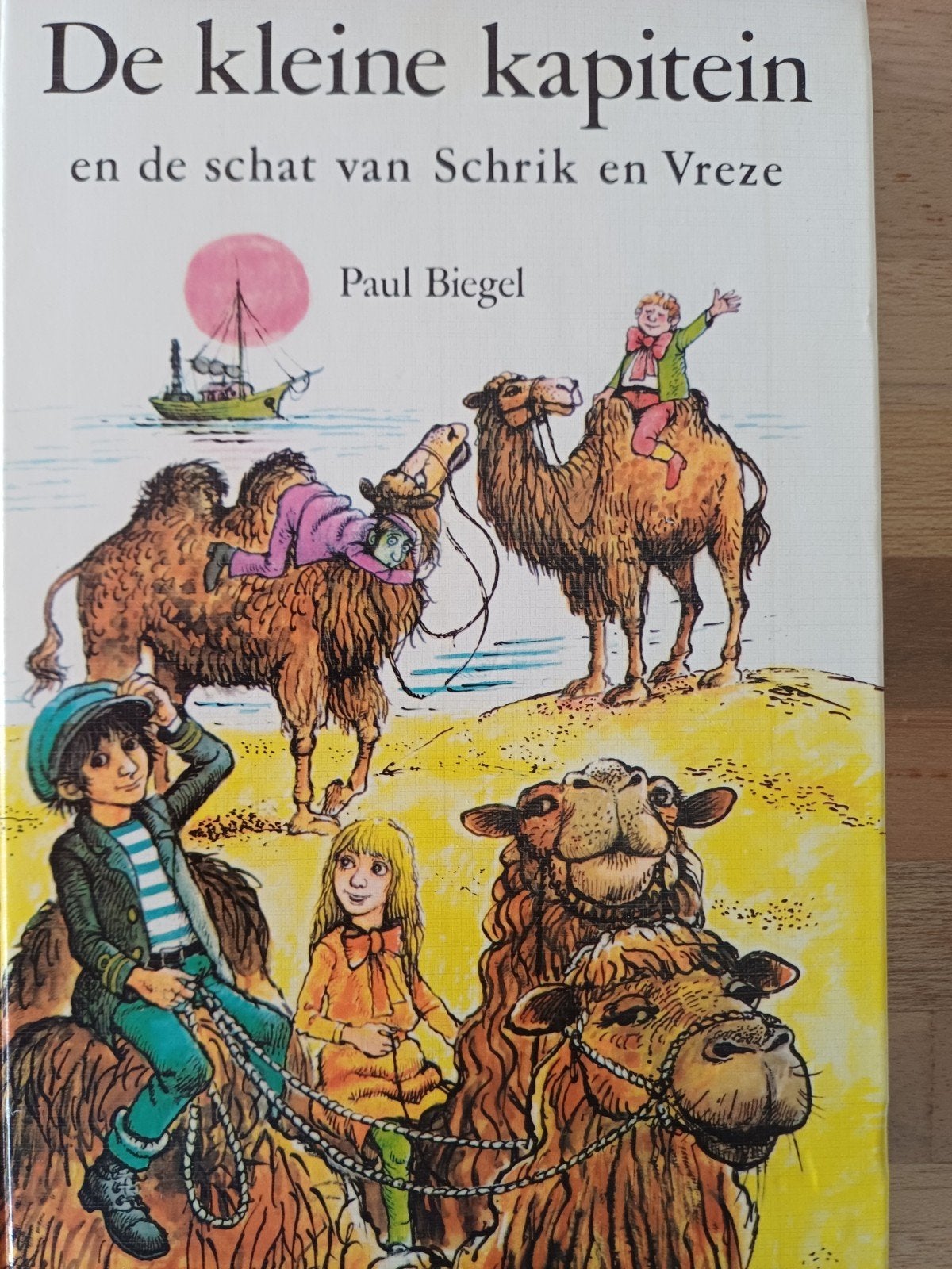 Biegel, Paul.De kleine kapitein  en de schat van schrik en V, Gelezen, Paul Biegel, Fictie algemeen, Ophalen of Verzenden