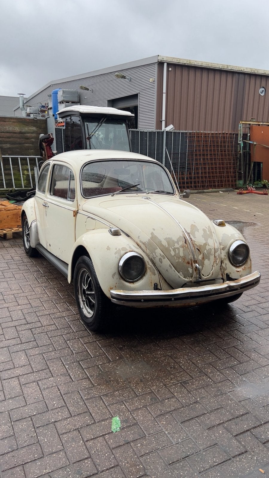 Volkswagen kever 1500cc 1968 Wit oldtimer, foto 6